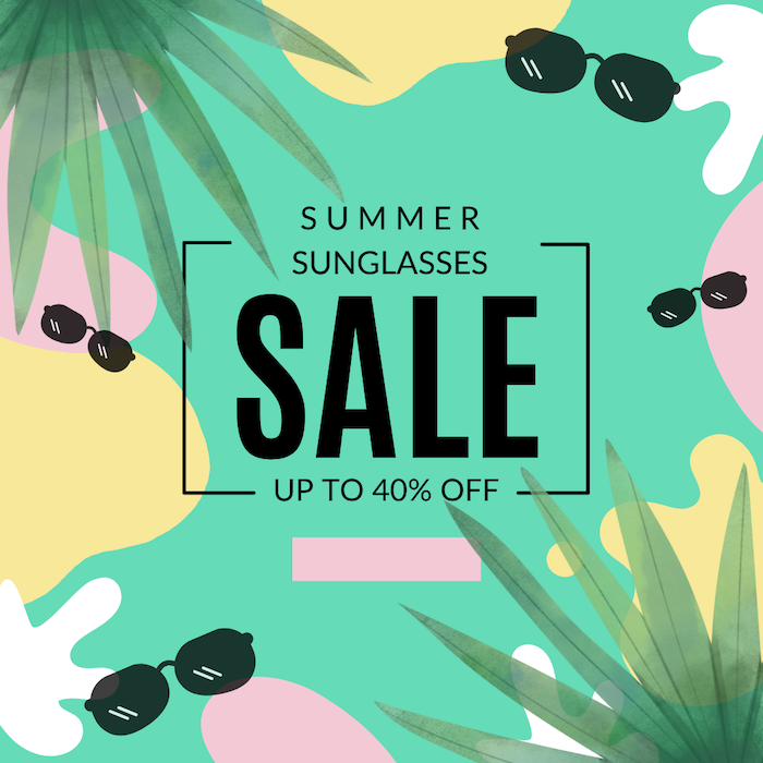 Summer Sunglasses Sale - Up to 40% Off